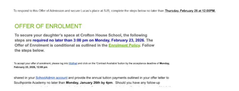 croton enrollment offer